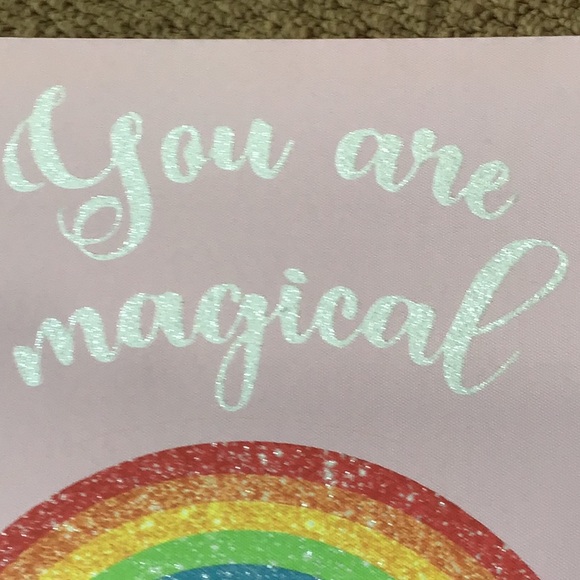 Unicorn canvas 3 piece set wall decor LIKE NEW - Picture 3 of 13